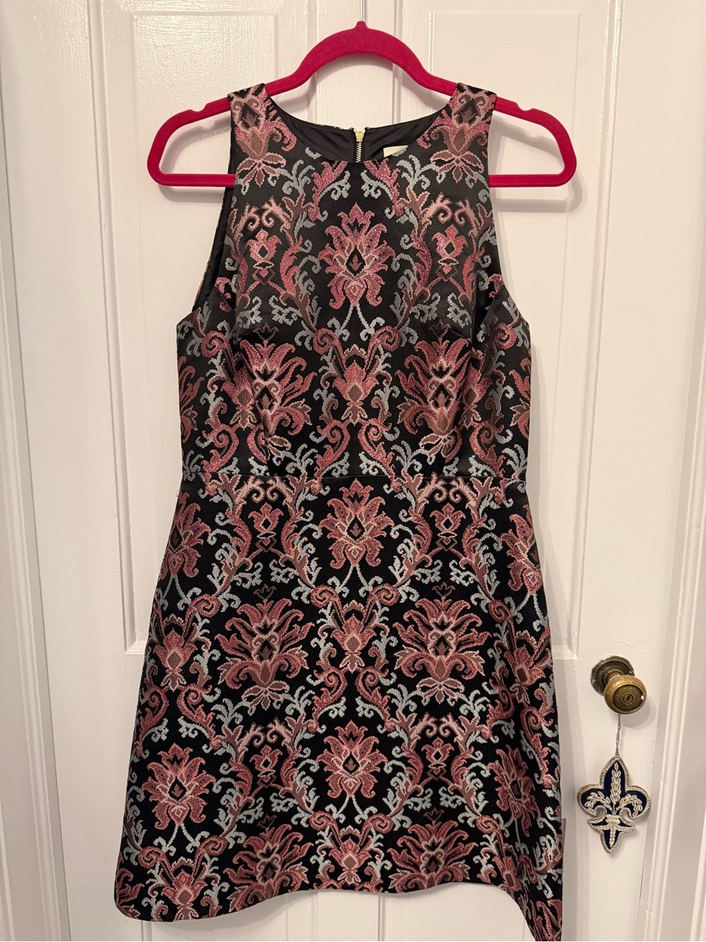 kate spade Black Baroque Jacquard dress